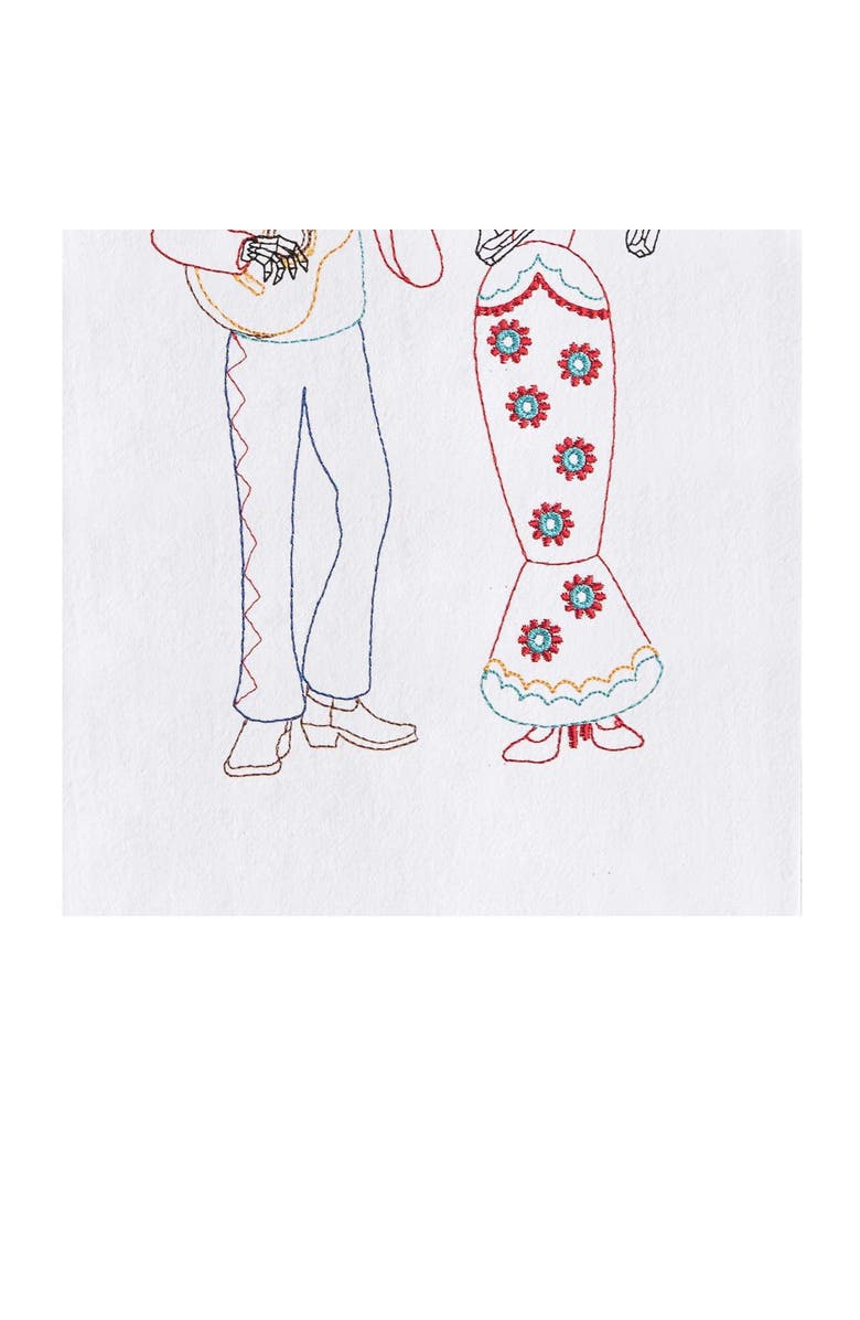 C&F Home Mariachi Skeleton Duo Towel, Alternate, color, Red