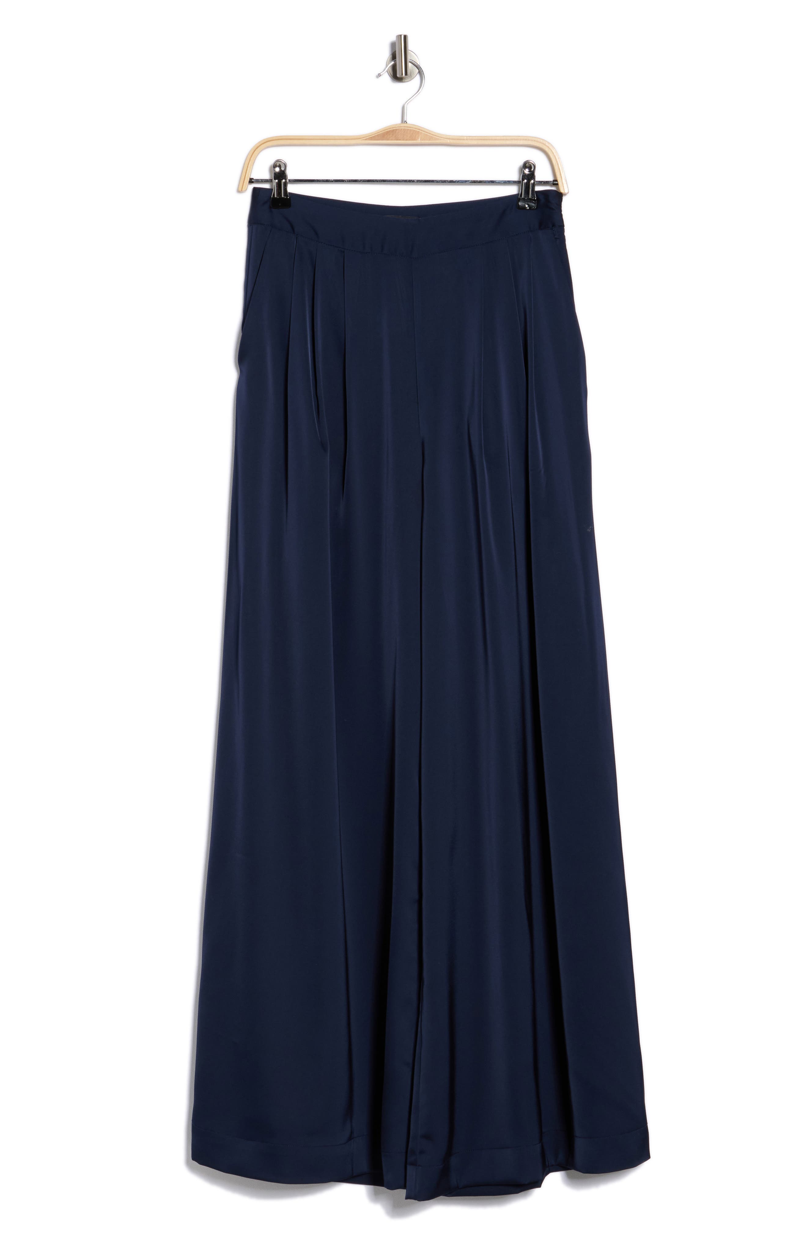 Ted Baker Pleated Front Wide Leg Pants