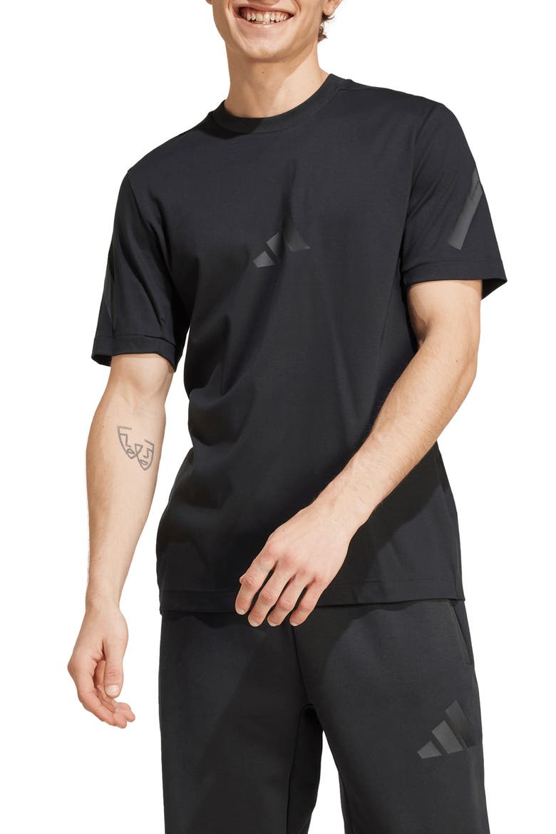 Z.N.E. Performance Graphic T-Shirt, Main, color, BLACK