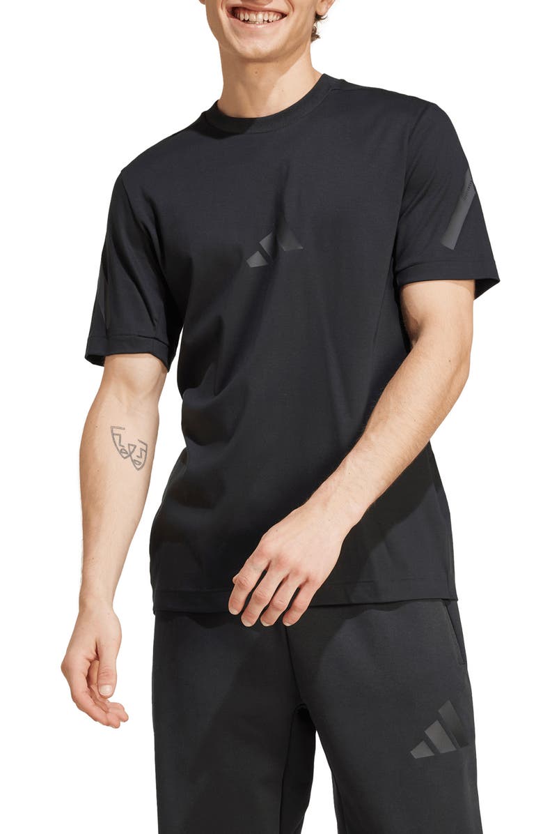 ADIDAS SPORTSWEAR Z.N.E. Performance Graphic T-Shirt, Main, color, Black