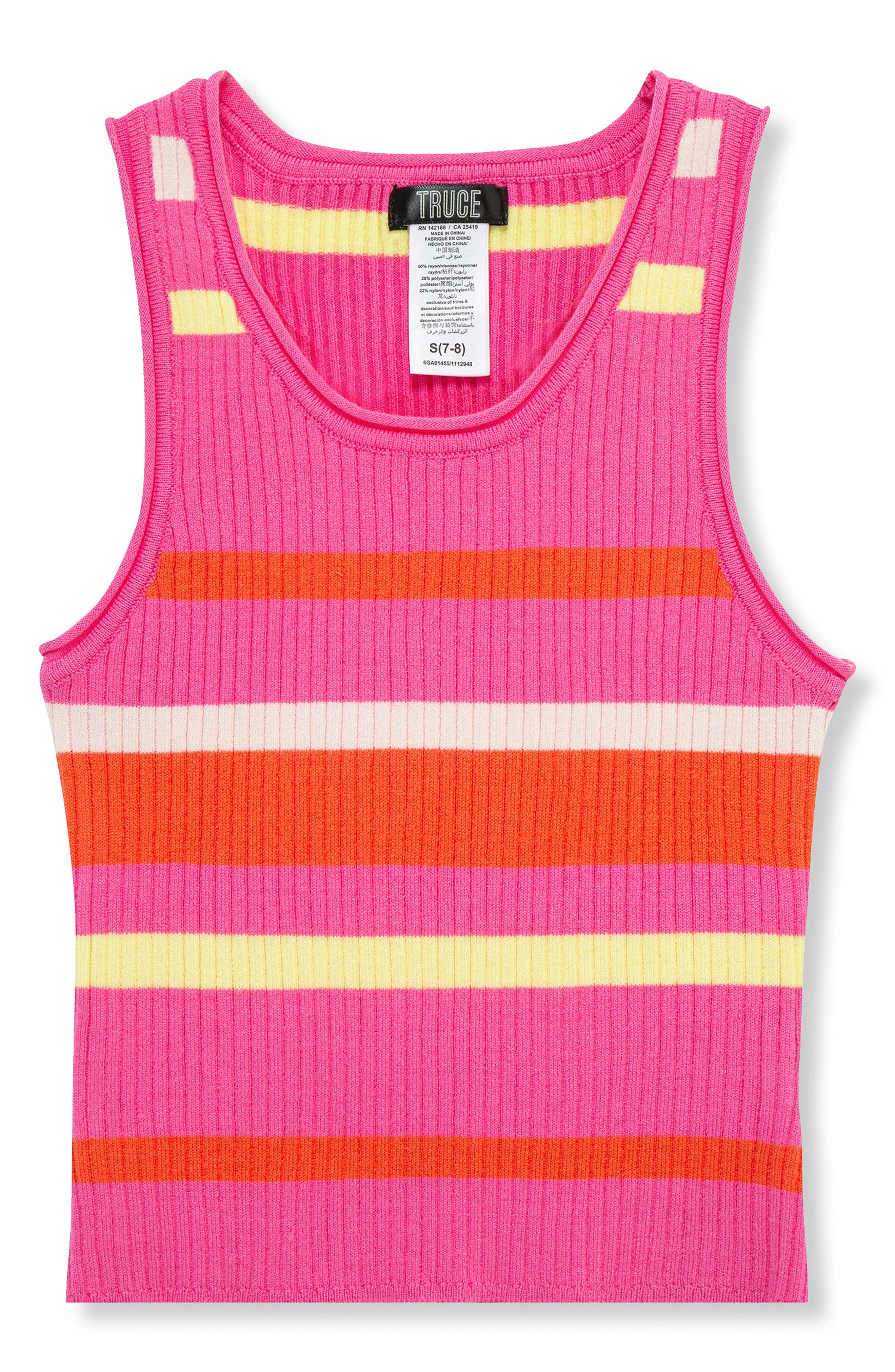 Truce Kids' Stripe Rib Tank