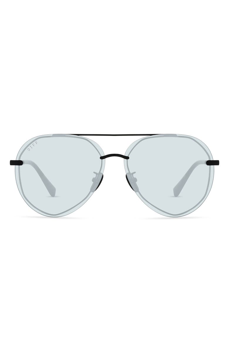 DIFF Lenox 62mm Oversize Aviator Sunglasses, Main, color,