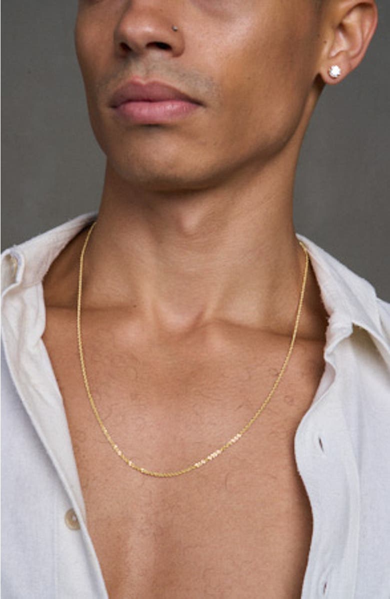 Bony Levy Rope Chain Necklace, Alternate, color, 14K Yellow Gold