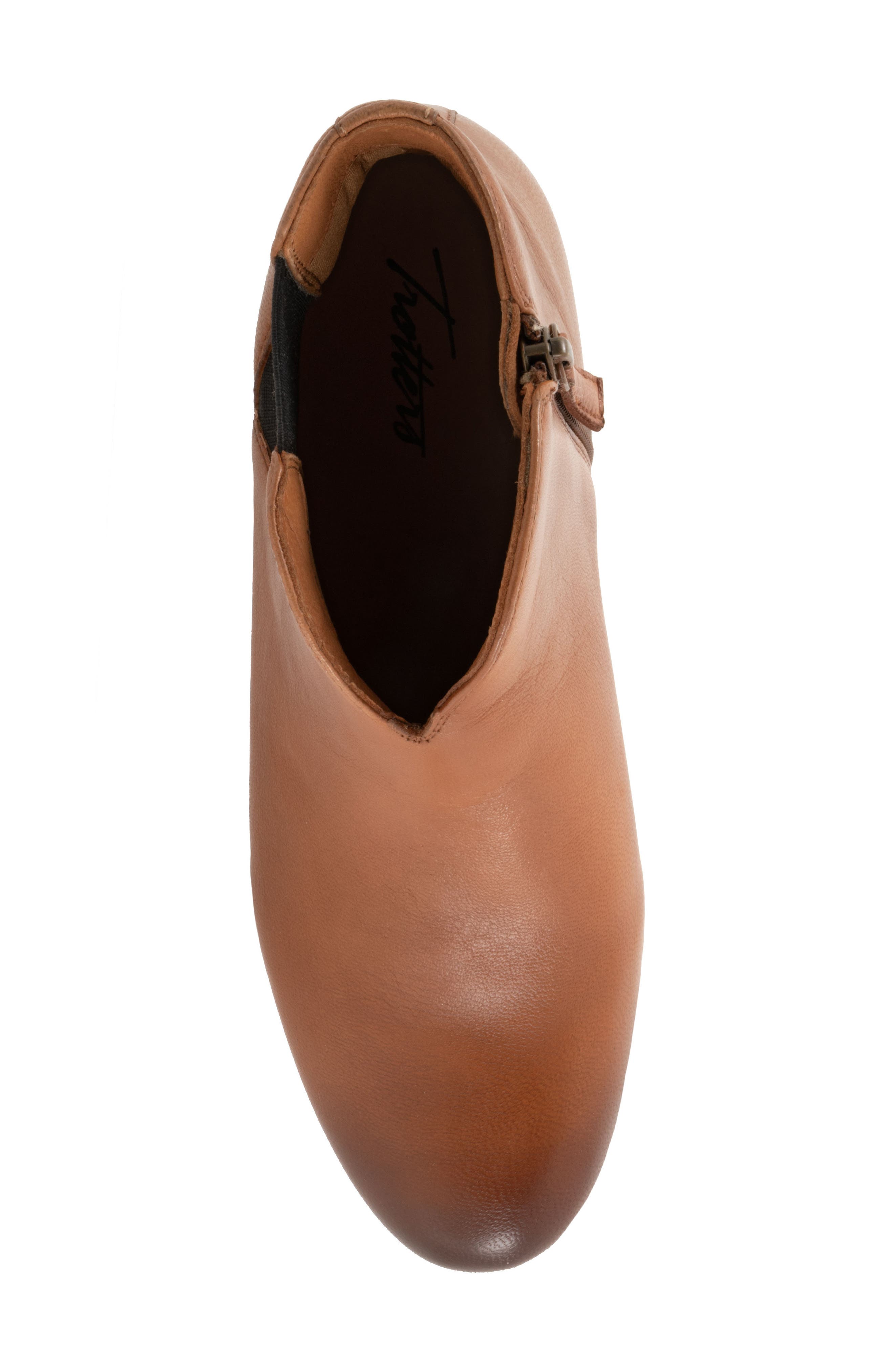 Monroe Side Zip Ankle Bootie, Alternate, color, LUGGAGE