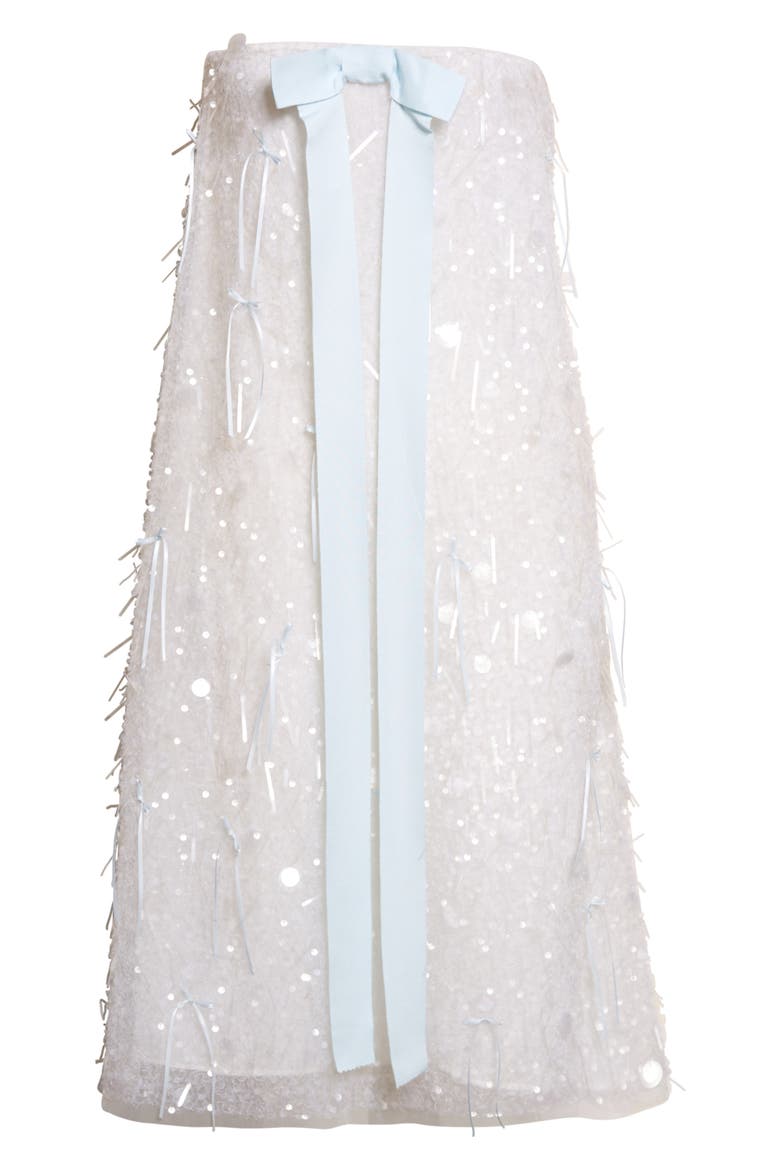 Lambelle Paillette Embelllished Shift Dress, Main, color, CLEAR - COLORLESS