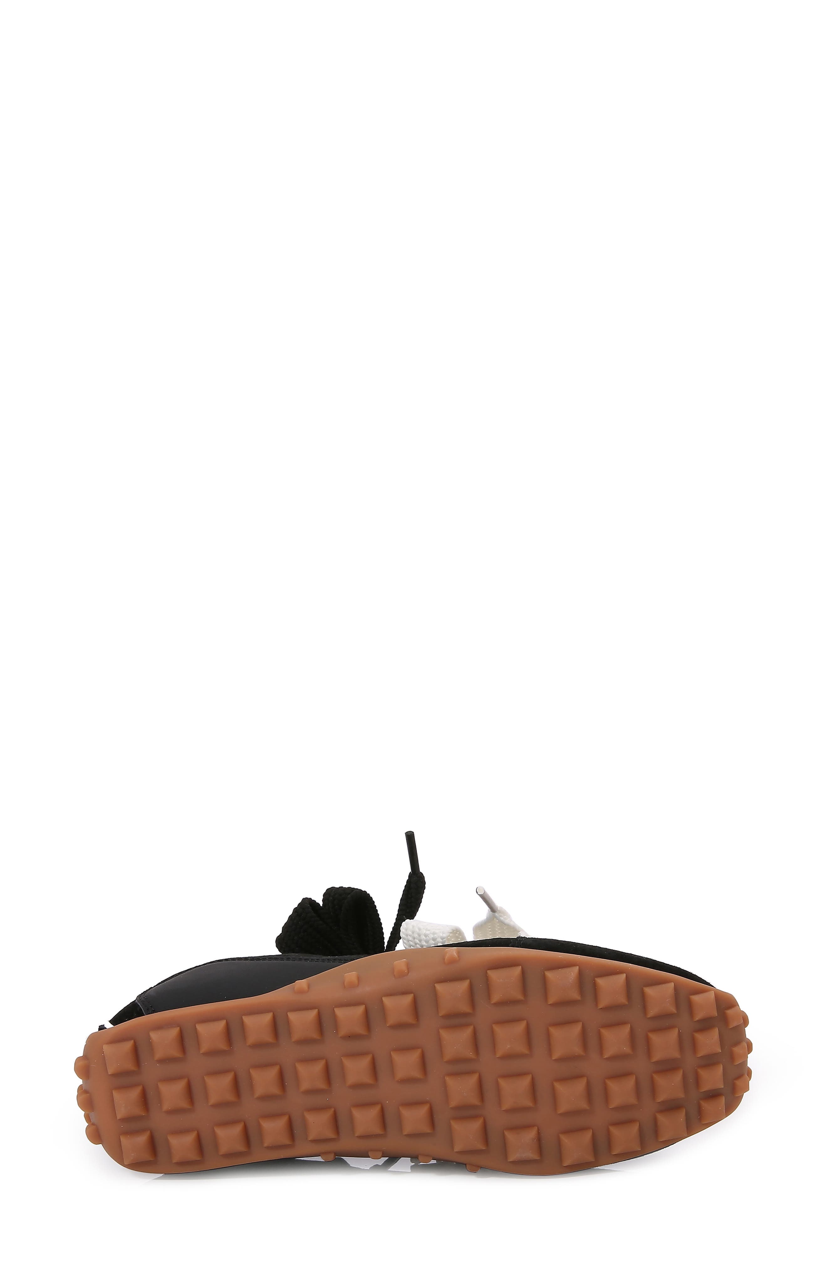 BERNESS Ribbon Lace Sneaker, Alternate, color, Black