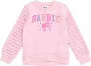 Barbie Faux Fur Pullover Sweatshirt