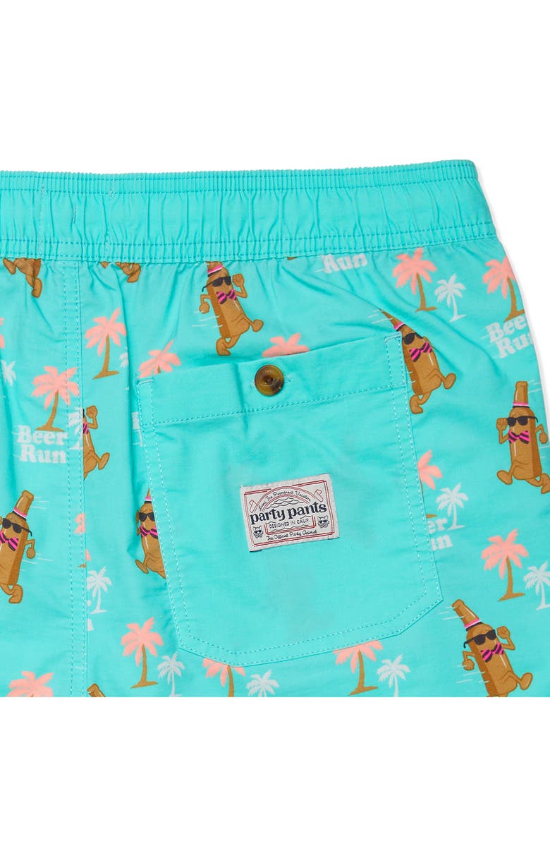 Party Pants Beer Run Swim Shorts, Alternate, color, 