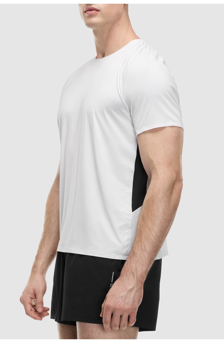 Peloton Interlock Bonded Short Sleeve, Alternate, color, Bright White
