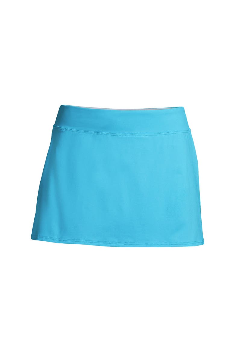 Tummy Control Skirt Swim Bottoms, Alternate, color, Turquoise