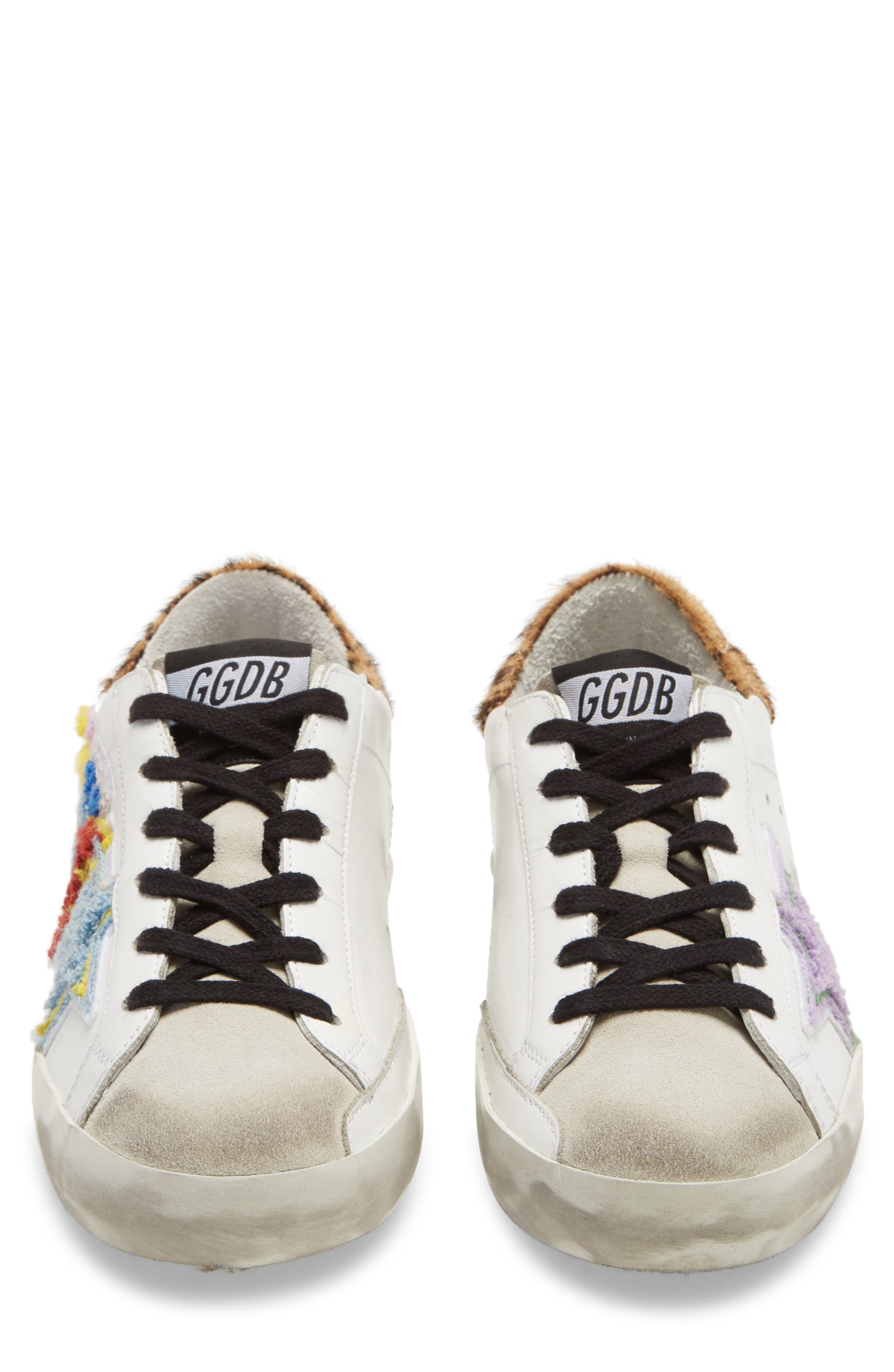 Golden Goose Superstar Genuine Calf Hair Sneaker, Alternate, color, 