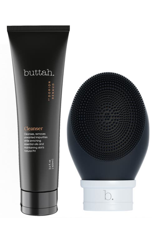 BUTTAH SKIN Vibe + Cleanse Cleanser & Facial Cleansing Device Set