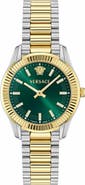 Versace Apodis Two-Tone Bracelet Watch, 34mm