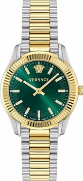 Versace Apodis Two-Tone Bracelet Watch, 34mm