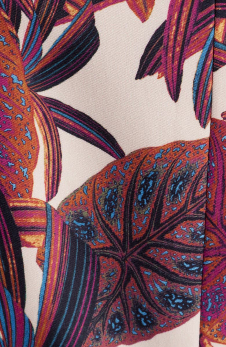 Tahari ASL Print One-Button Blazer, Alternate, color, Wild Berry Tropical