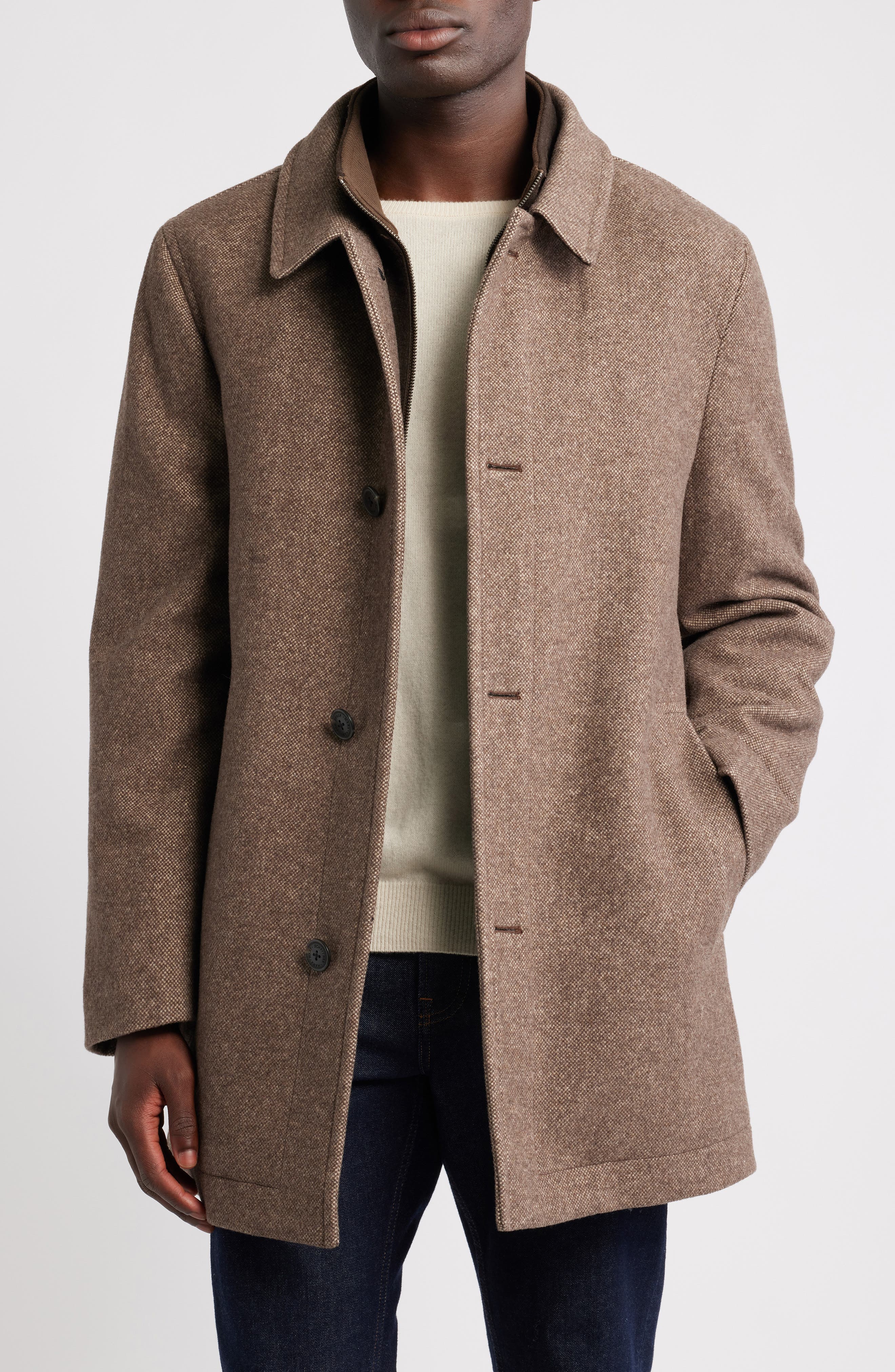 Macbeth Wool Blend Single Breasted Coat - image 3