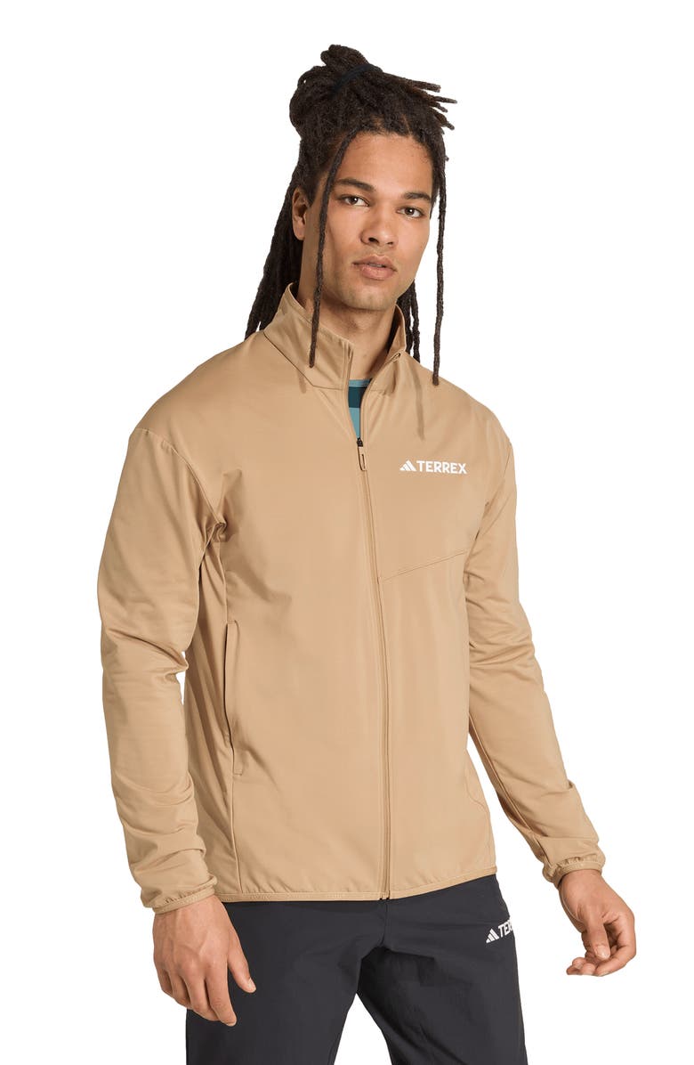 adidas Terrex Climawarm Fleece Jacket, Alternate, color, Cardboard