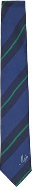 maje Striped Silk Tie