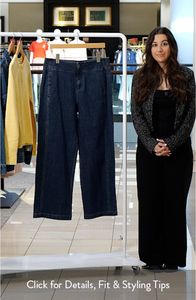 Wide Leg Denim Pants, sales video thumbnail