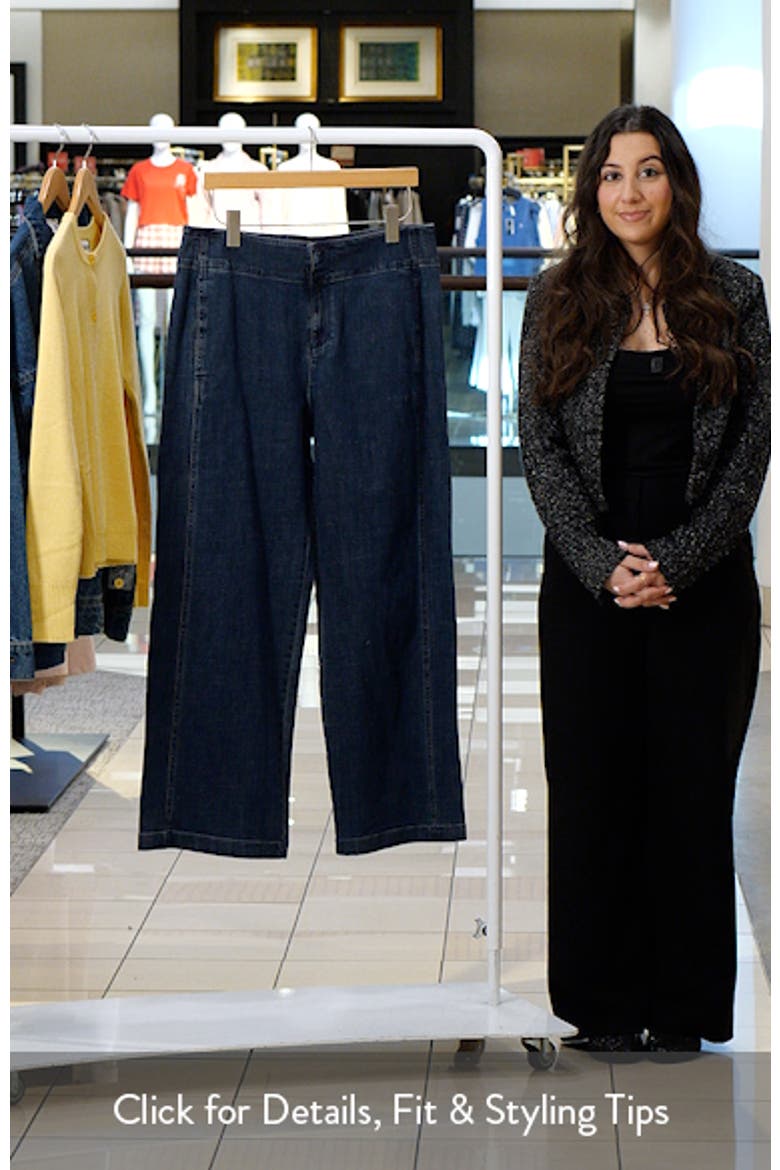 Wide Leg Denim Pants video