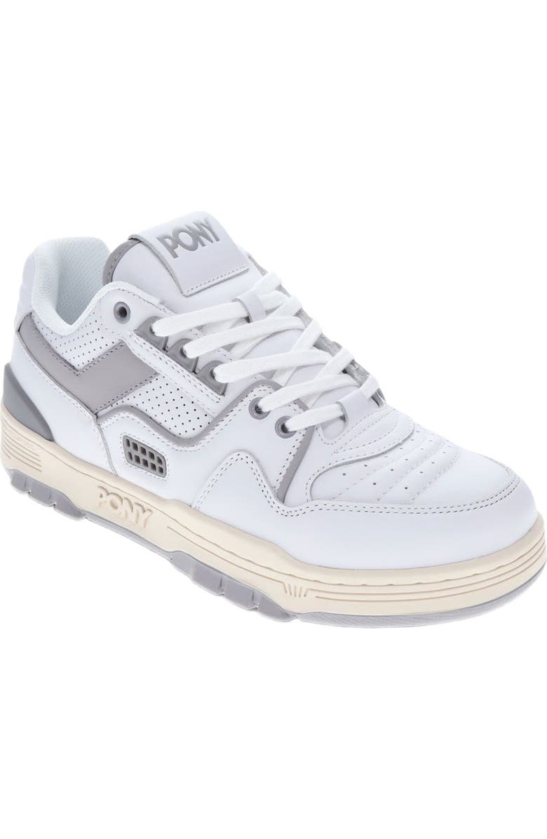 PONY M100 Low Sneakers, Main, color, White/Gray