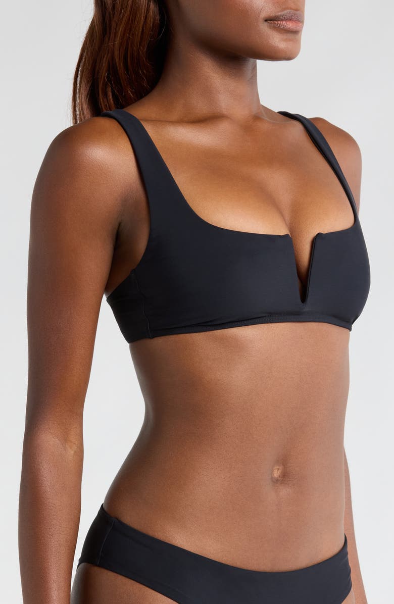 BONDI BORN Clio Notched Bikini Top, Alternate, color, 