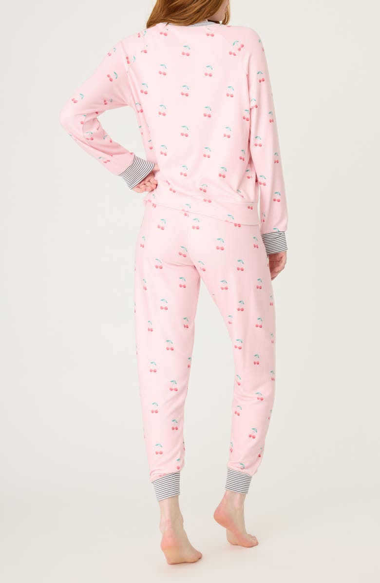 PJ Salvage Life Is Sweet Brushed Jersey Pajamas, Alternate, color,