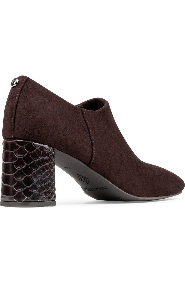 Donald Pliner Pleeze Block Heel Bootie, Alternate, color, Dark Brown
