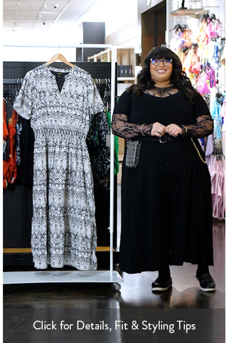 La Palma Floral Belraj Tiered Cotton Maxi Dress video