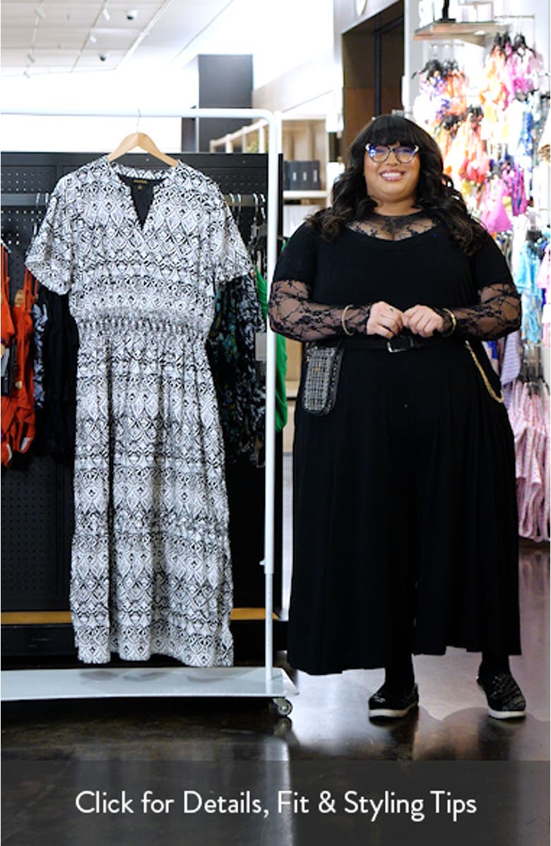 La Palma Floral Belraj Tiered Cotton Maxi Dress, sales video thumbnail