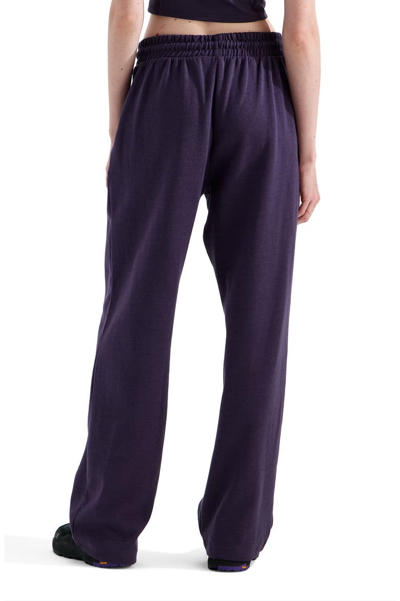 Double Knit Wide Leg Pants, Alternate, color, ENDLESS DUSK