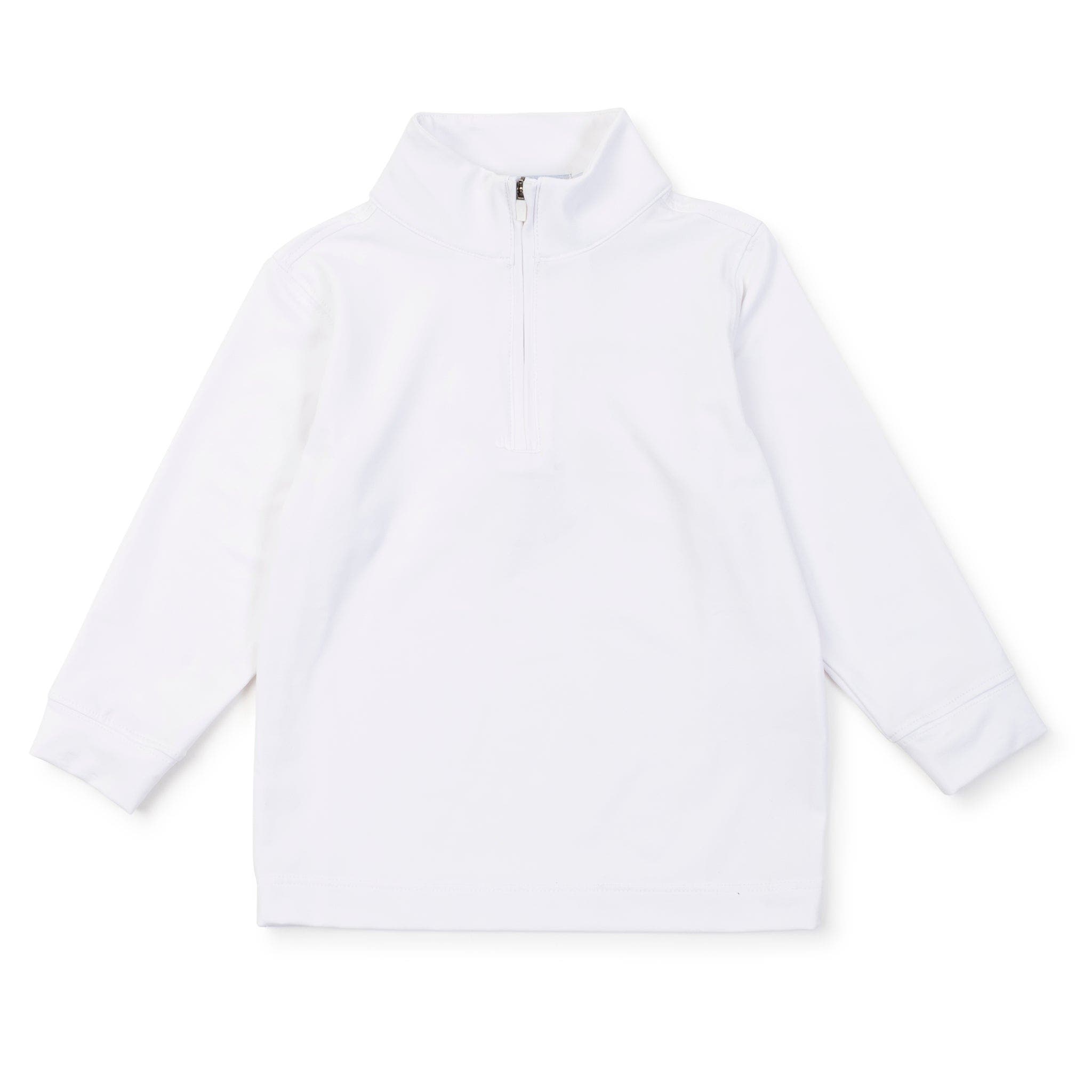 Lila And Hayes Kids'  Sam Quarter Zip Pullover By Lh Sport In White