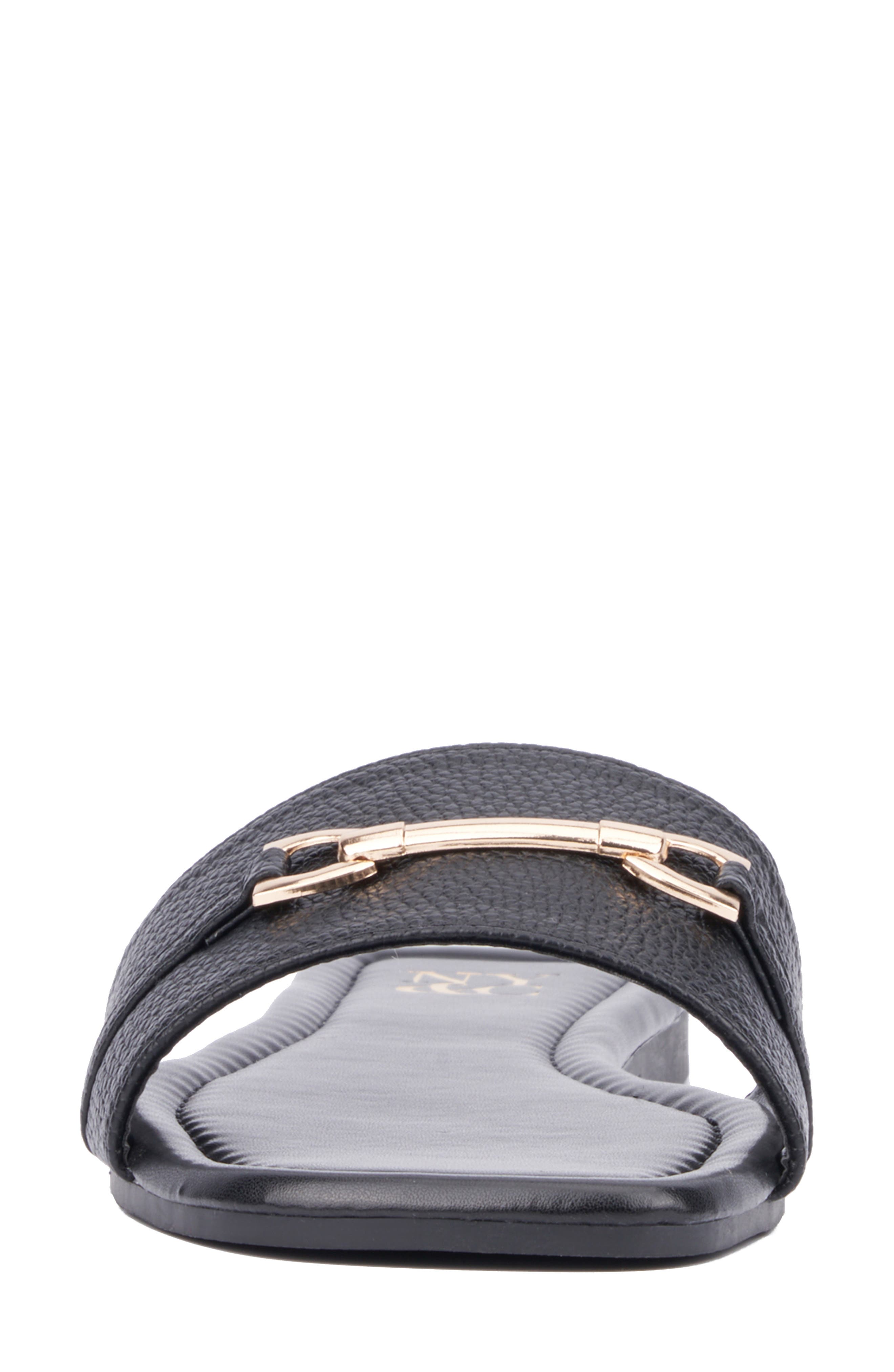 NEW YORK AND COMPANY Naia Slide Sandal, Alternate, color, 