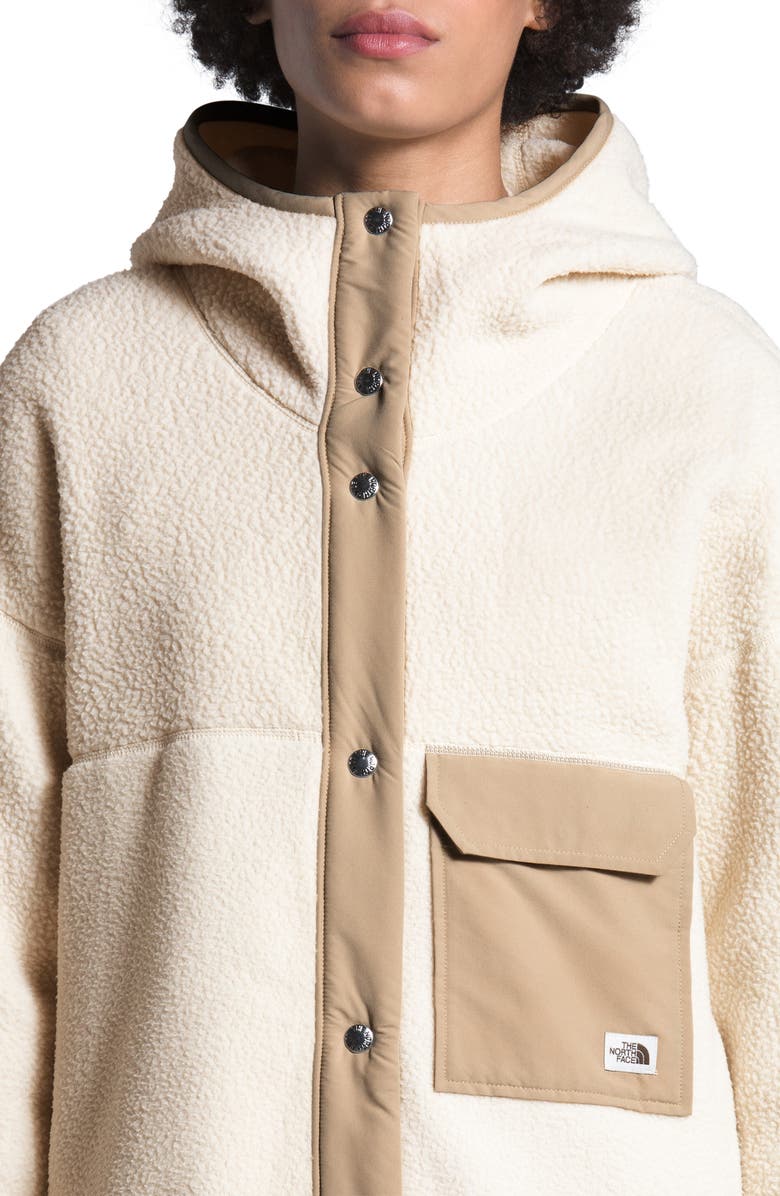 The North Face Mashup Fleece Hooded Coat, Alternate, color,