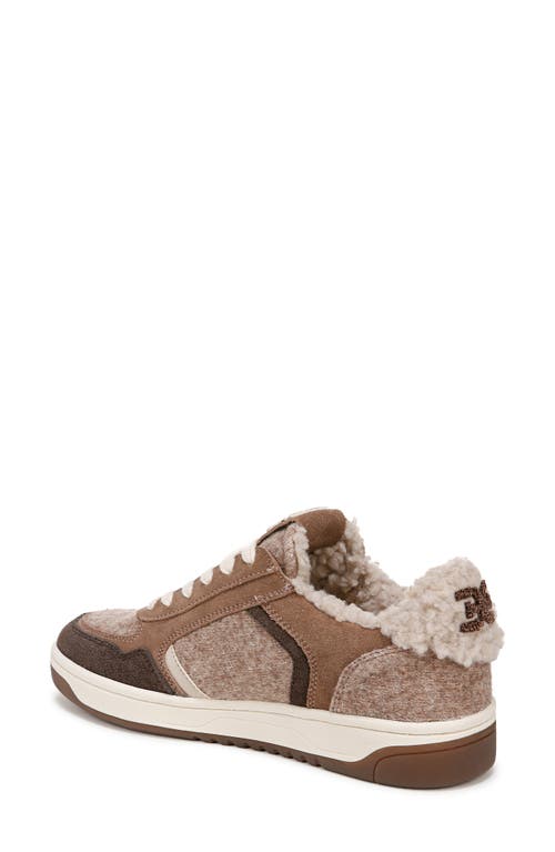 Shop Sam Edelman Harper Cozy Faux Shearling Sneaker In Taupe Multi