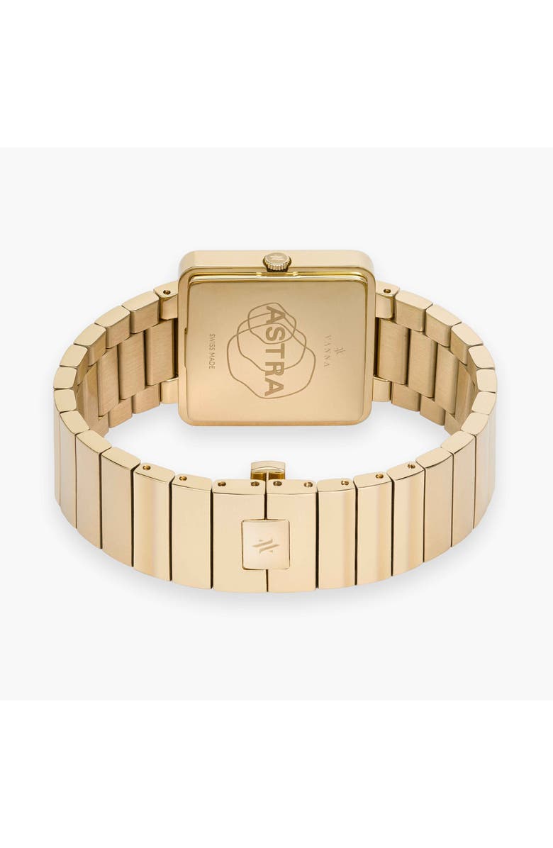 VANNA Astra Gemstone and Diamonds Watch, Alternate, color, Black Sandstone-Gold