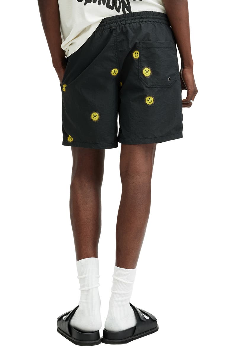 AllSaints Sunsmirk Swim Trunks, Alternate, color, 