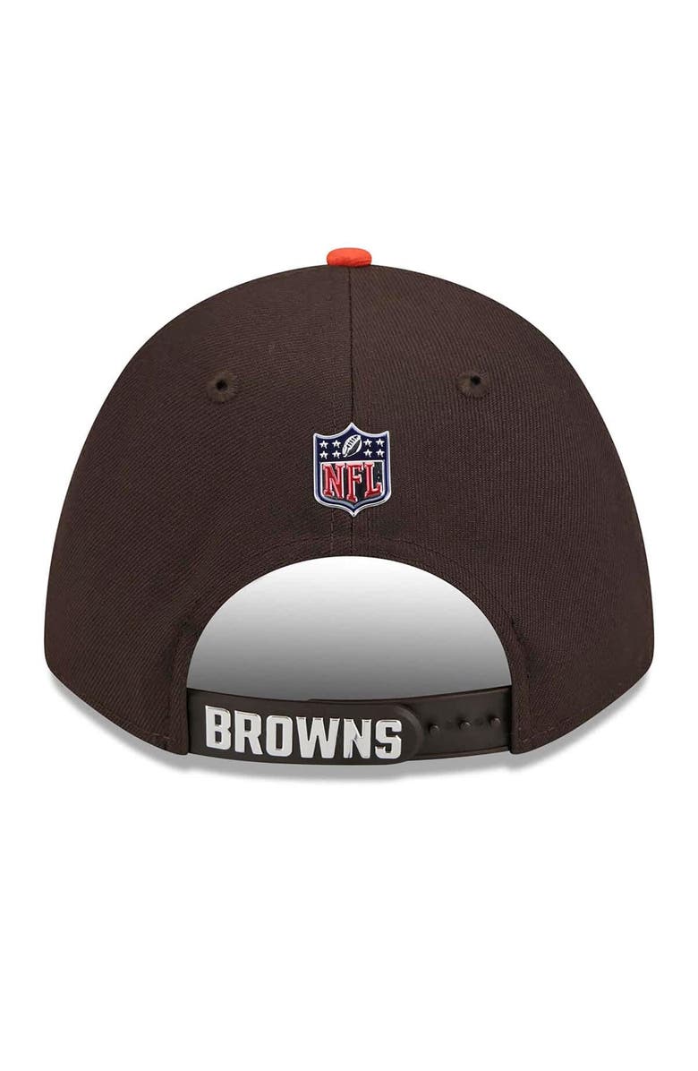New Era Men's New Era  Brown/Orange Cleveland Browns 2026 NFL Draft 9FORTY M-Crown Adjustable Hat, Alternate, color, Brown