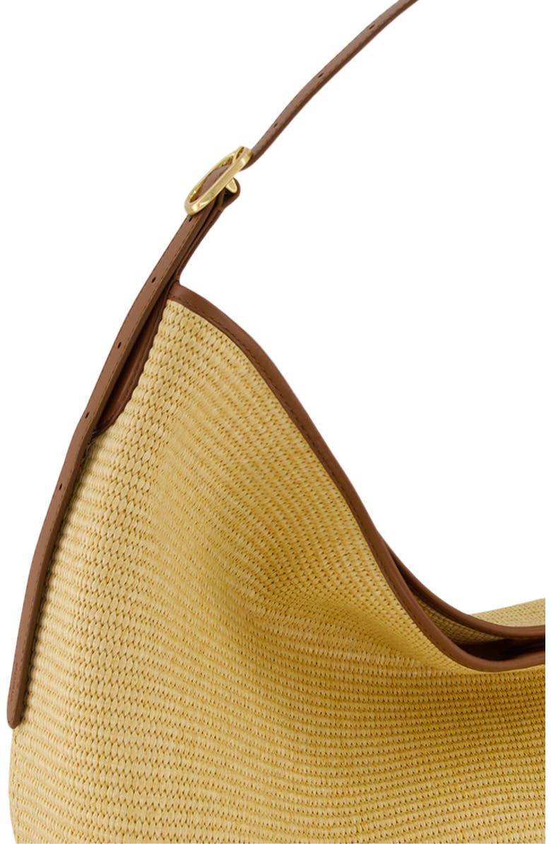 Vince Medium Vivian Raffia Hobo Bag, Alternate, color, Natural