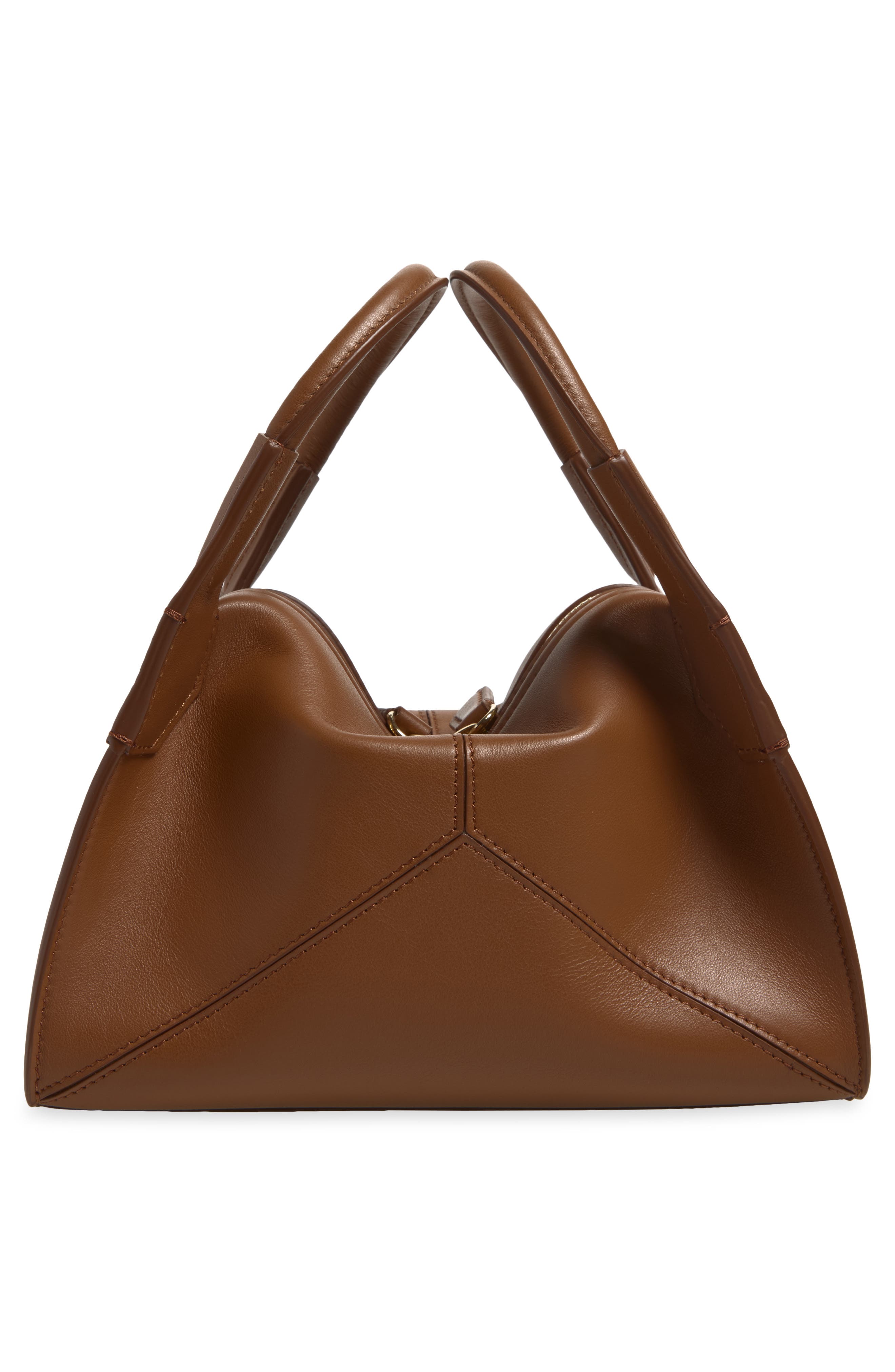 Mini Victoria Plié Handbag, Alternate, color, DARK TAN