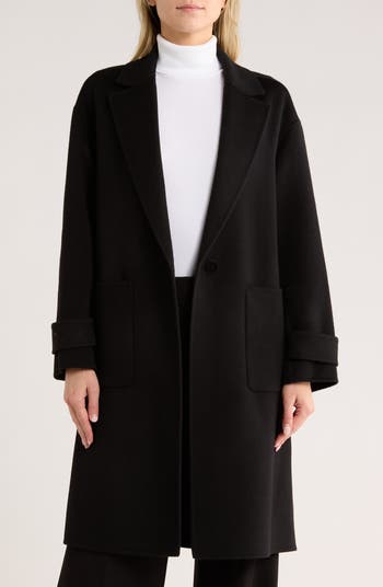 ジャケット・アウター Na.e Wool&Cashmere Button Coat Theory Easy One-Button Wool & Cashmere Coat | Nordstromrack