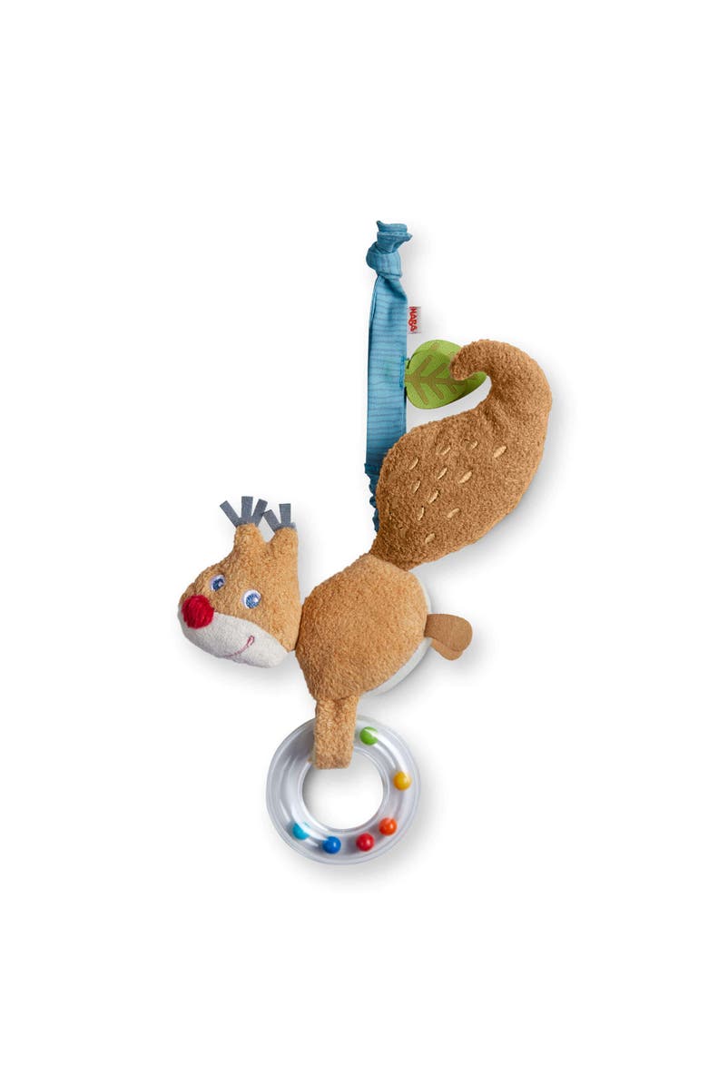 HABA Forest Friends Squirrel Dangling Figure Crib & Stroller Toy, Alternate, color, 