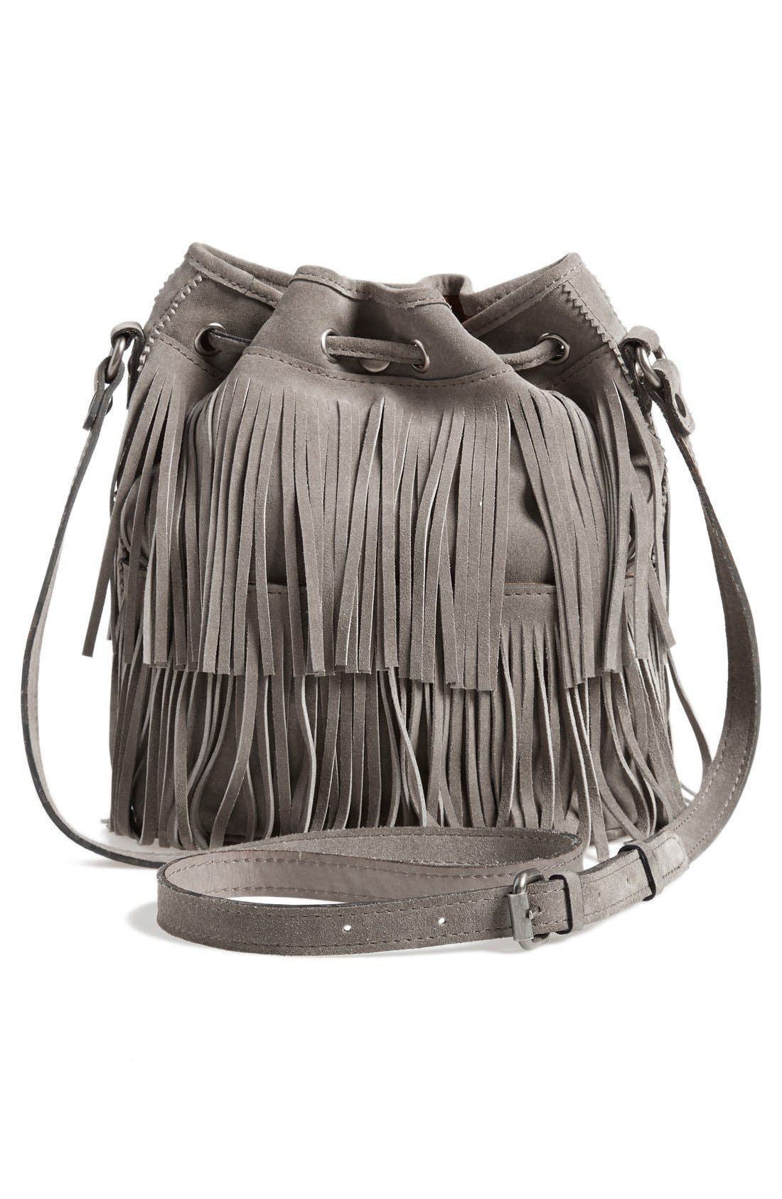 Patricia Nash 'Bronte' Fringe Bucket Bag, Alternate, color, 