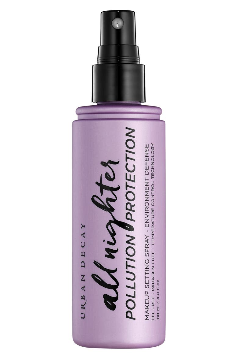 All Nighter Pollution Protection Environmental Defense Makeup Setting Spray, Alternate, color, NO COLOR
