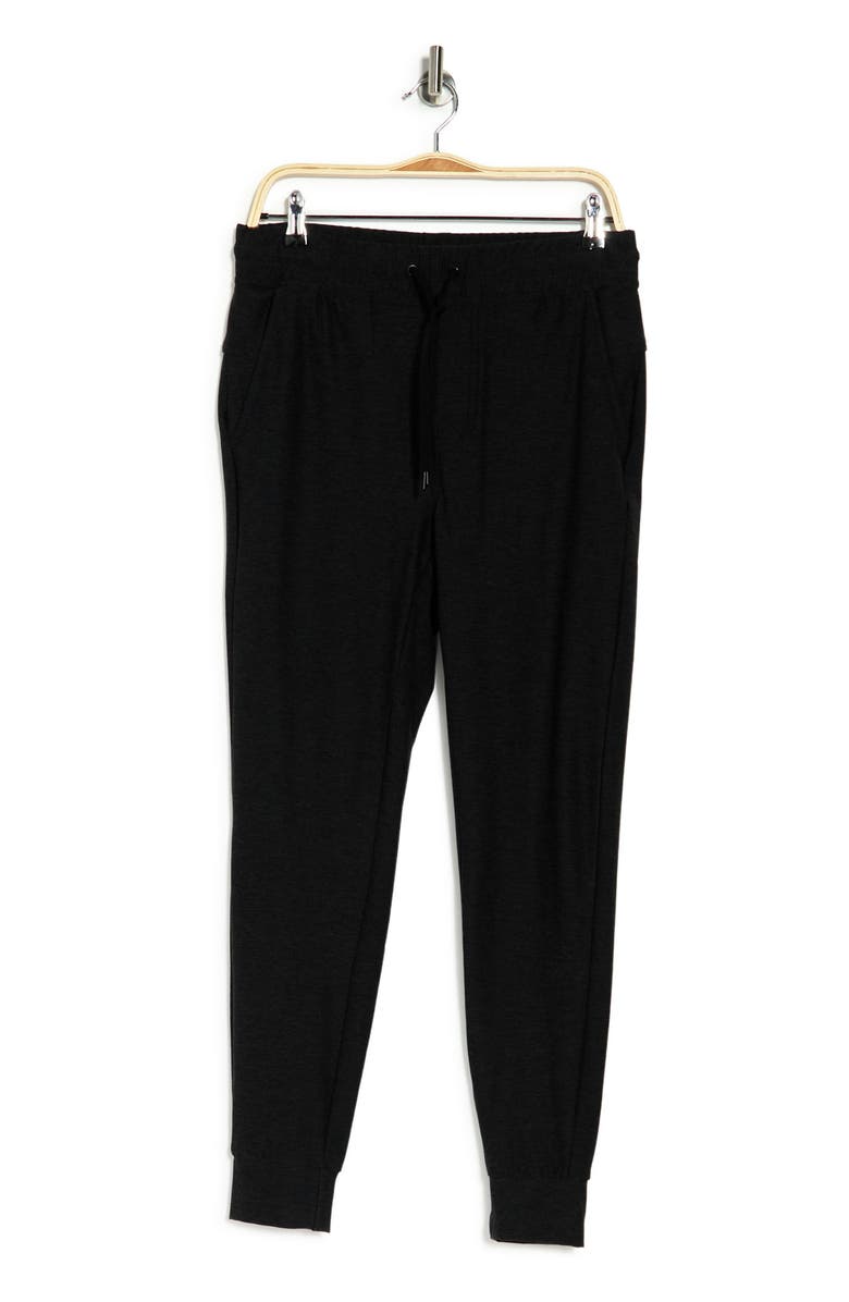 90 DEGREE BY REFLEX Zip Back Knit Joggers, Alternate, color,