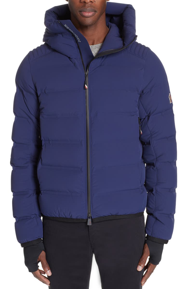 Moncler Lagorai Windproof & Water Resistant Hooded Down Jacket, Alternate, color, 