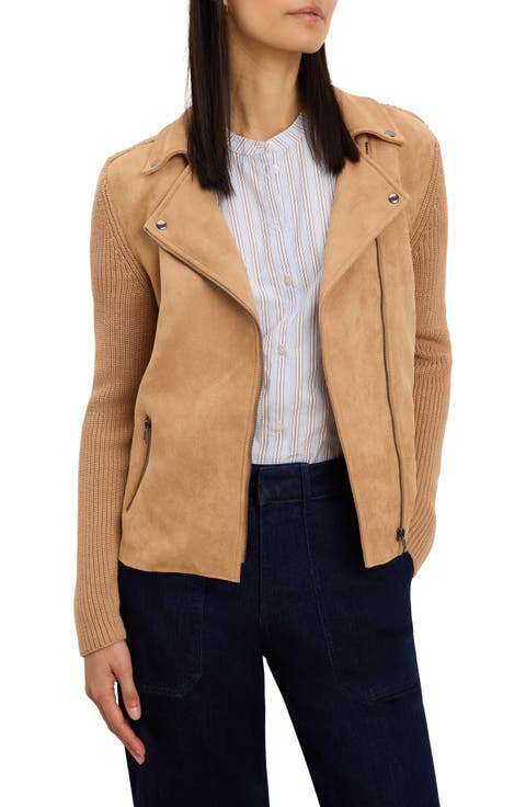 Mixed Media Moto Jacket
