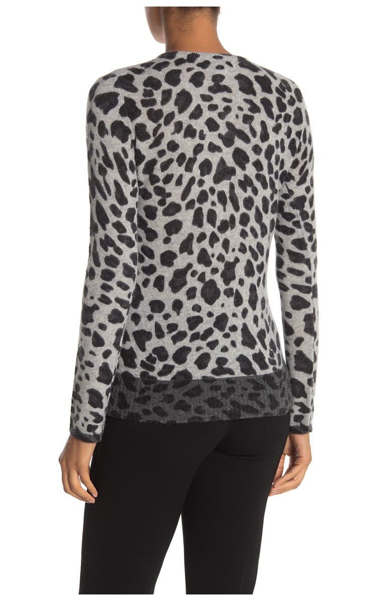 M Magaschoni Leopard Print Cashmere Sweater, Main, color, 