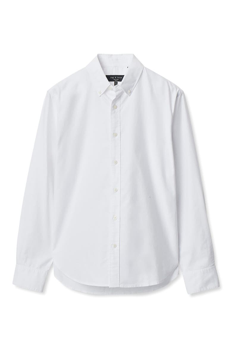 Classic Fit Oxford Button-Down Shirt, Alternate, color, WHITE