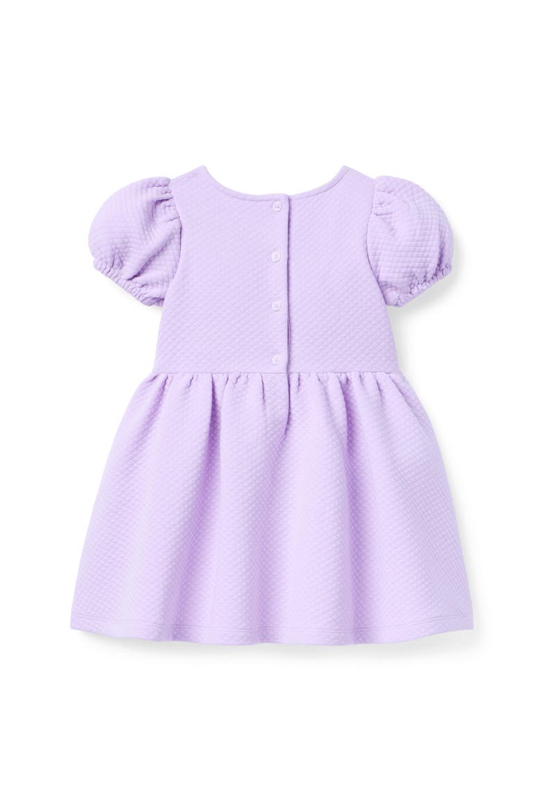 Quilted Bow Dress, Alternate, color, Purple